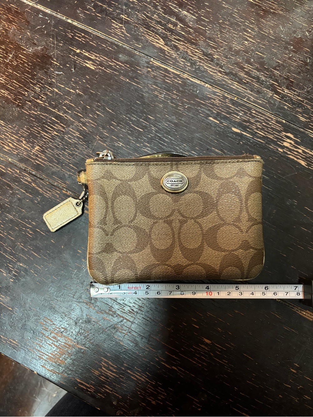 coach wristlet wallet